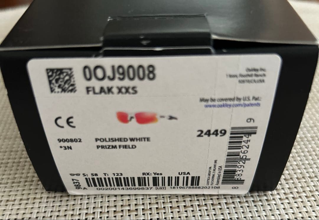 Oakley Flak XXS ポリッシュホワイト