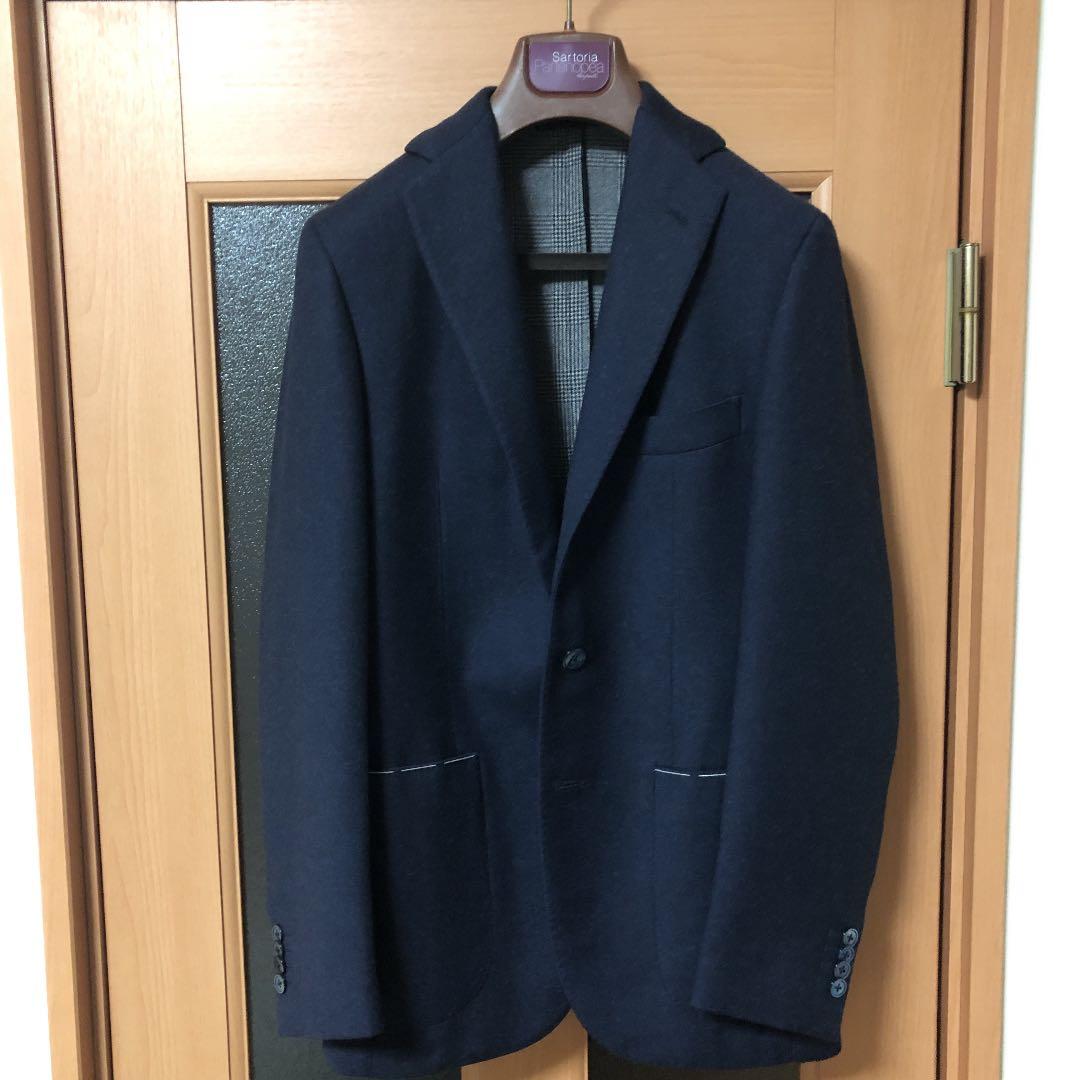 Sartoria サルトリアパルテノペア 紺無地 ナポリ製 ジャケット
