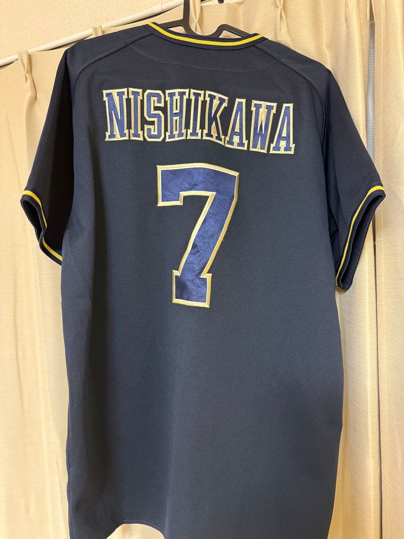 オリックスバファローズ 西川龍馬 ビジターユニフォーム Lサイズ