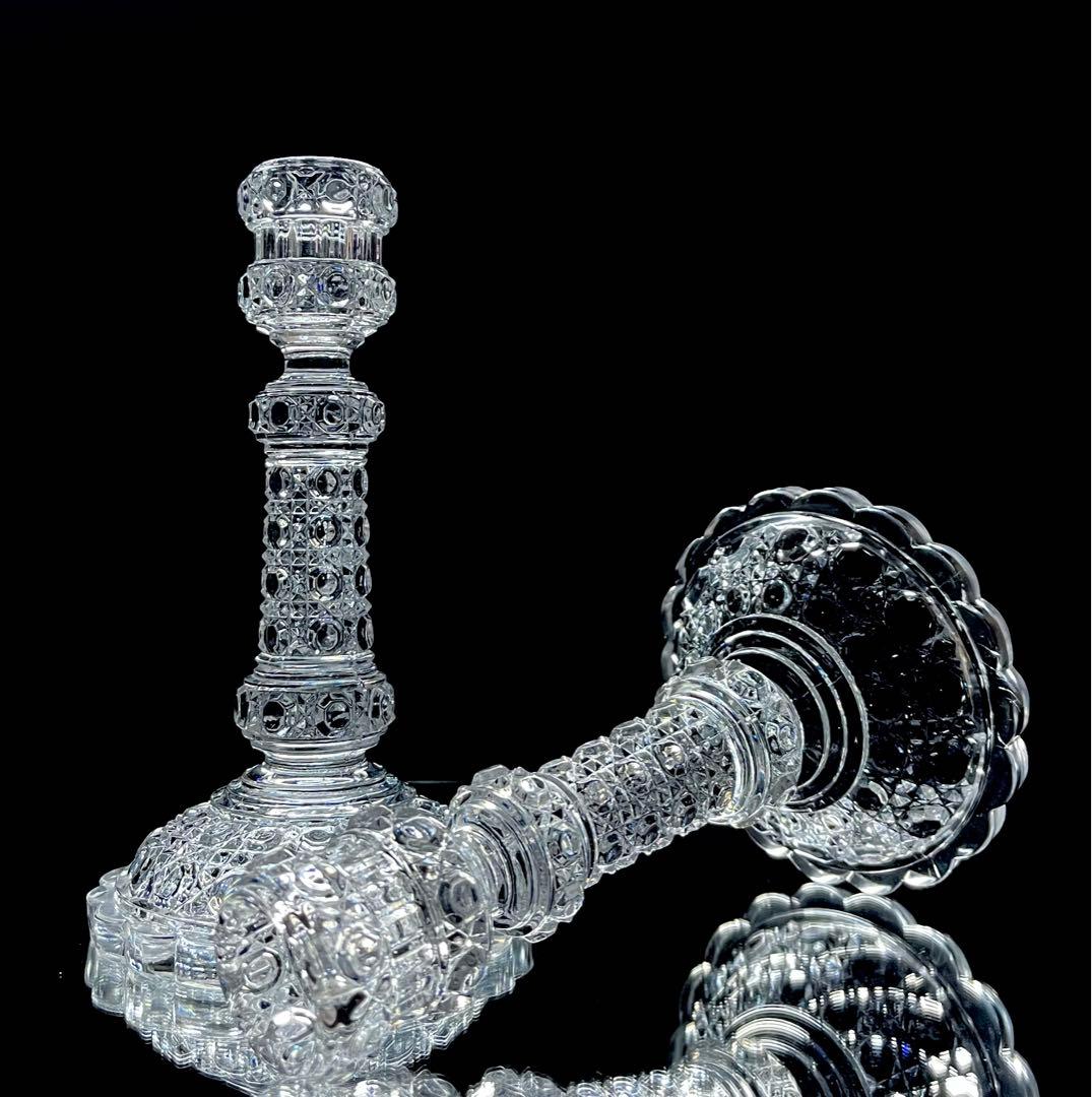 Baccaratバカラ/※稀少型 ディアマン・ピエーリー 燭台 キャンドル　ペア