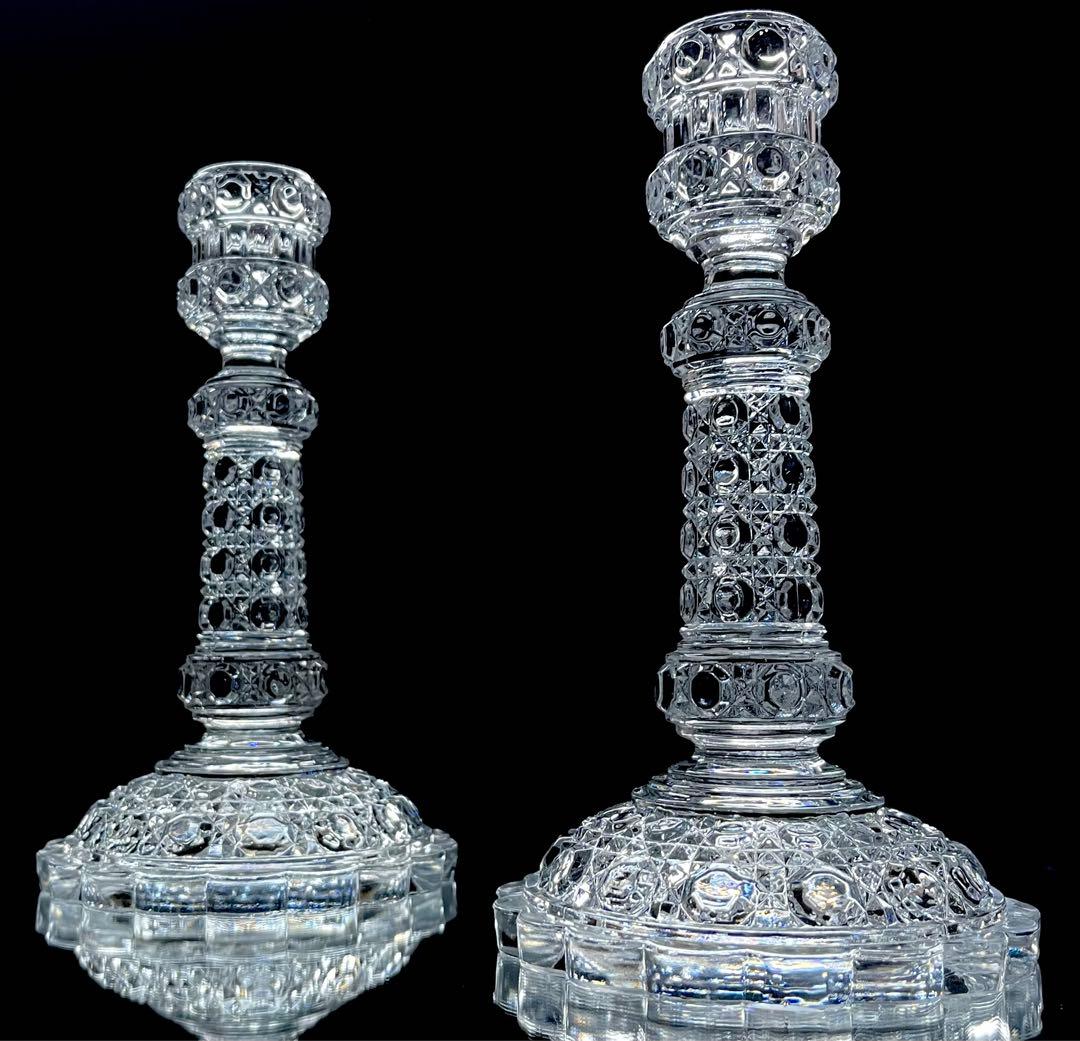 Baccaratバカラ/※稀少型 ディアマン・ピエーリー 燭台 キャンドル　ペア