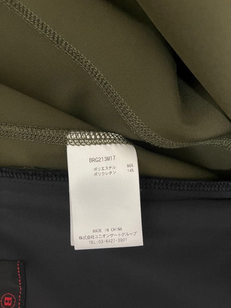 BRIEFING オリーブグリーン ベスト パンツ セット　3Dロゴ