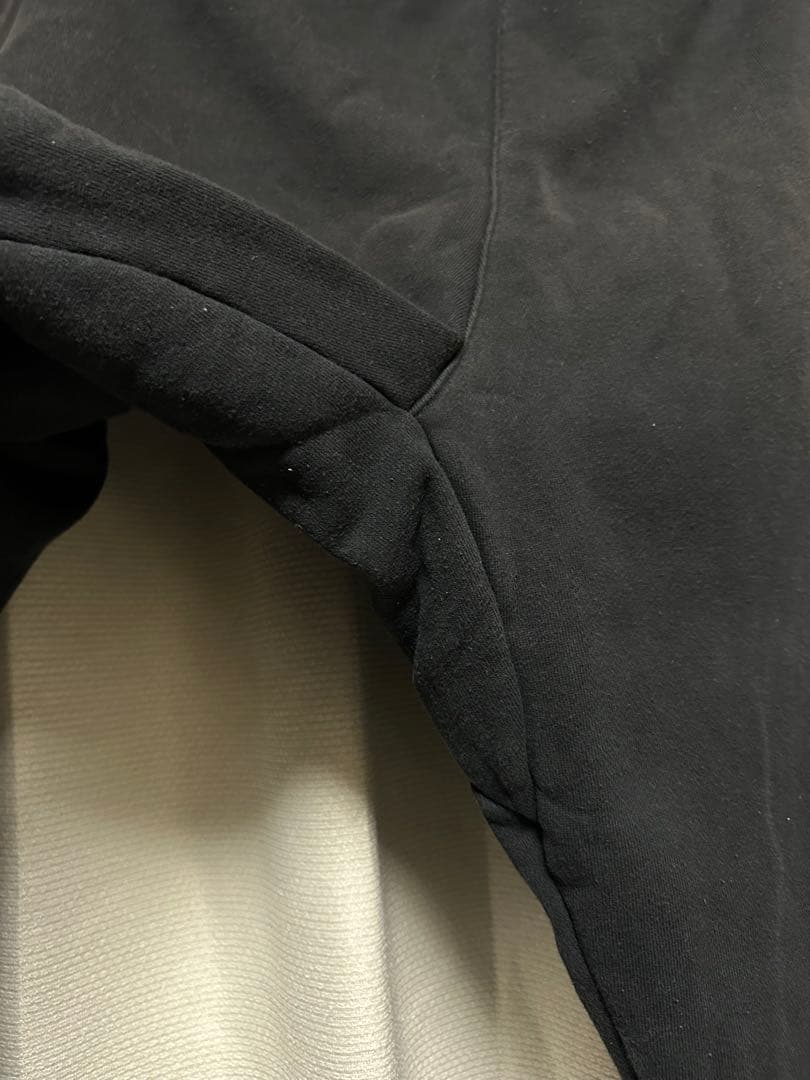 adidas 黒 ジャージ上下セット　セットアップ XLサイズ