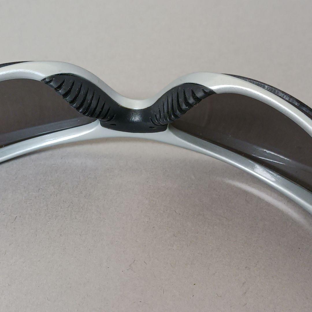 665/良品/NIKE ナイキ/スポーツサングラス/シルバー/FUSION6