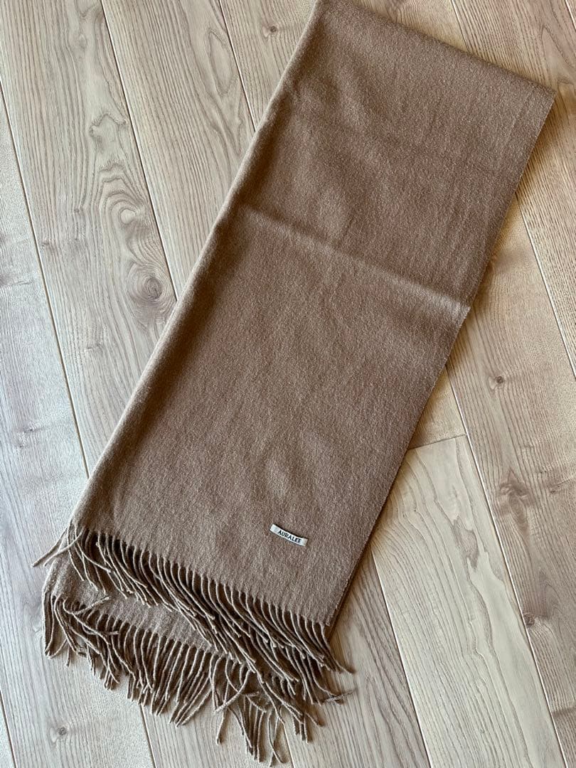 AURALEE マフラー ベビーキャメル 大判 楽天市場】AURALEE オーラリー