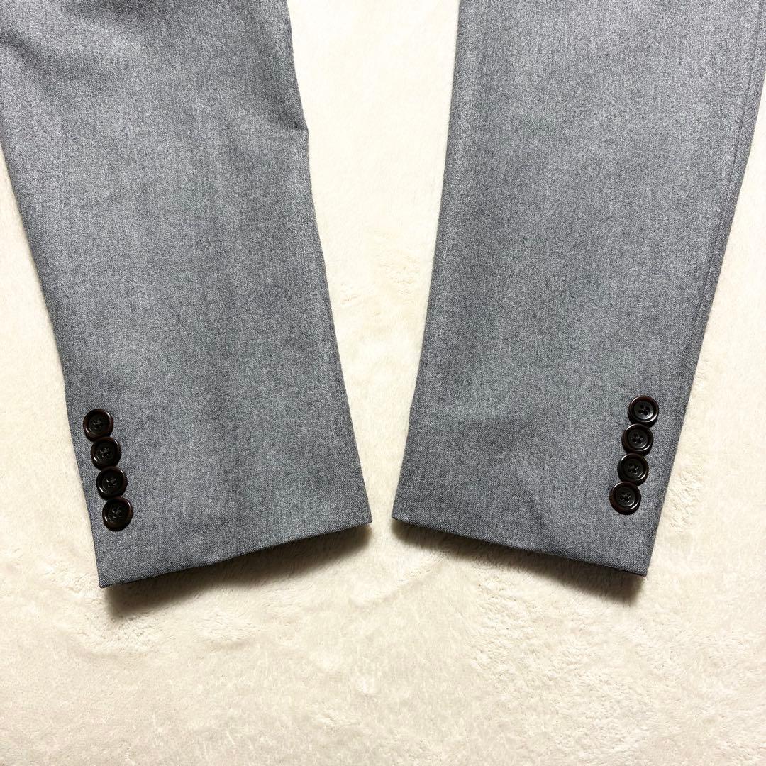 美品】J.CREW☆カノニコ☆ウールジャケット☆ライトグレー☆フランネル