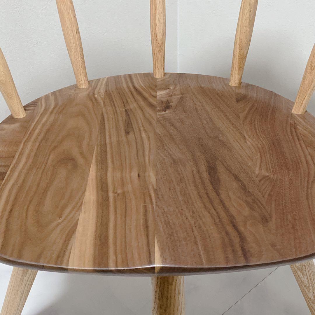 ナガノインテリア リアルアームチェア　極美品 回転チェア　DC341-0W