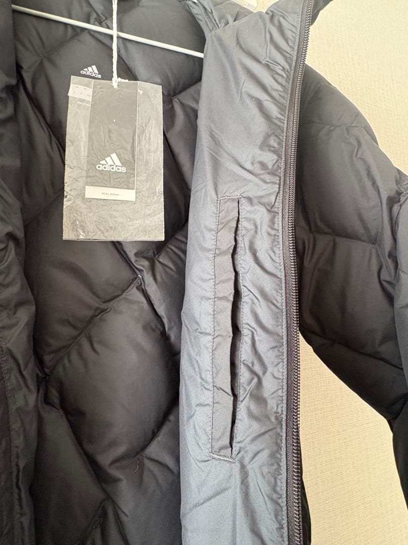 【未使用】ロングダウンコート　ベンチコート adidas アディダス