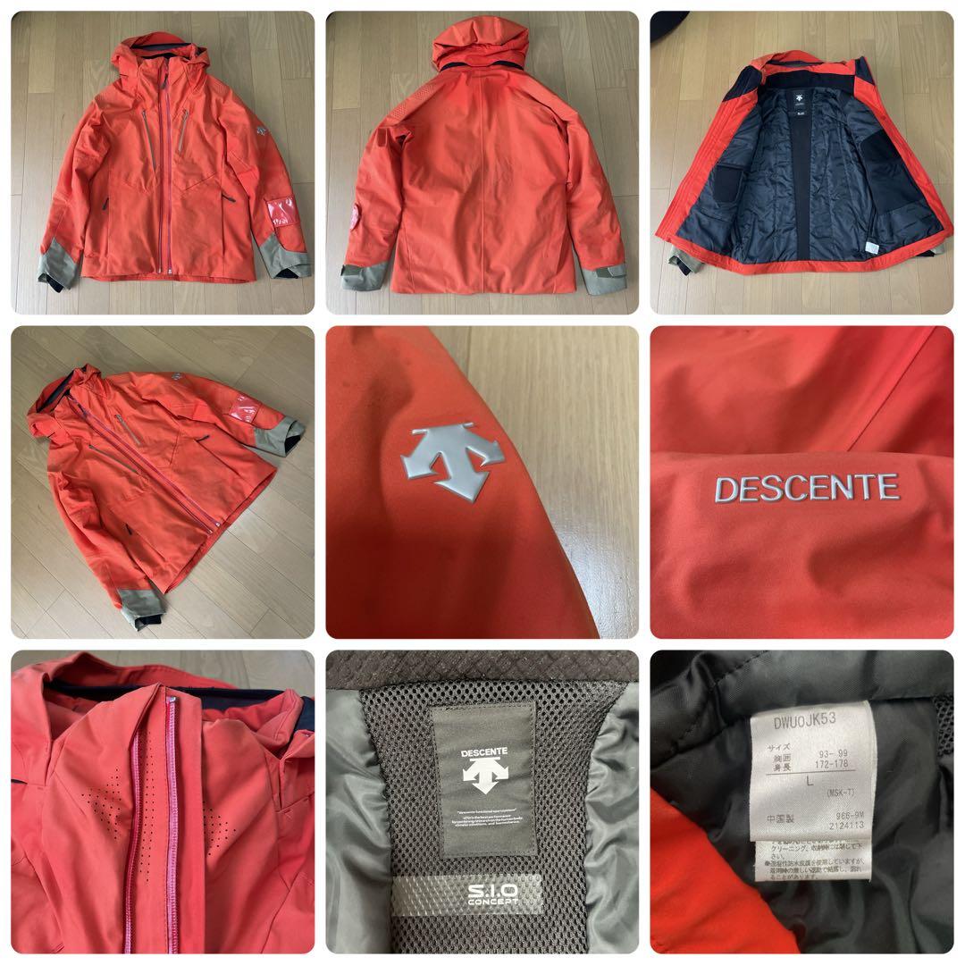 デサント DESCENTE スキーウェア 上下セット デモチーム中古サイズL