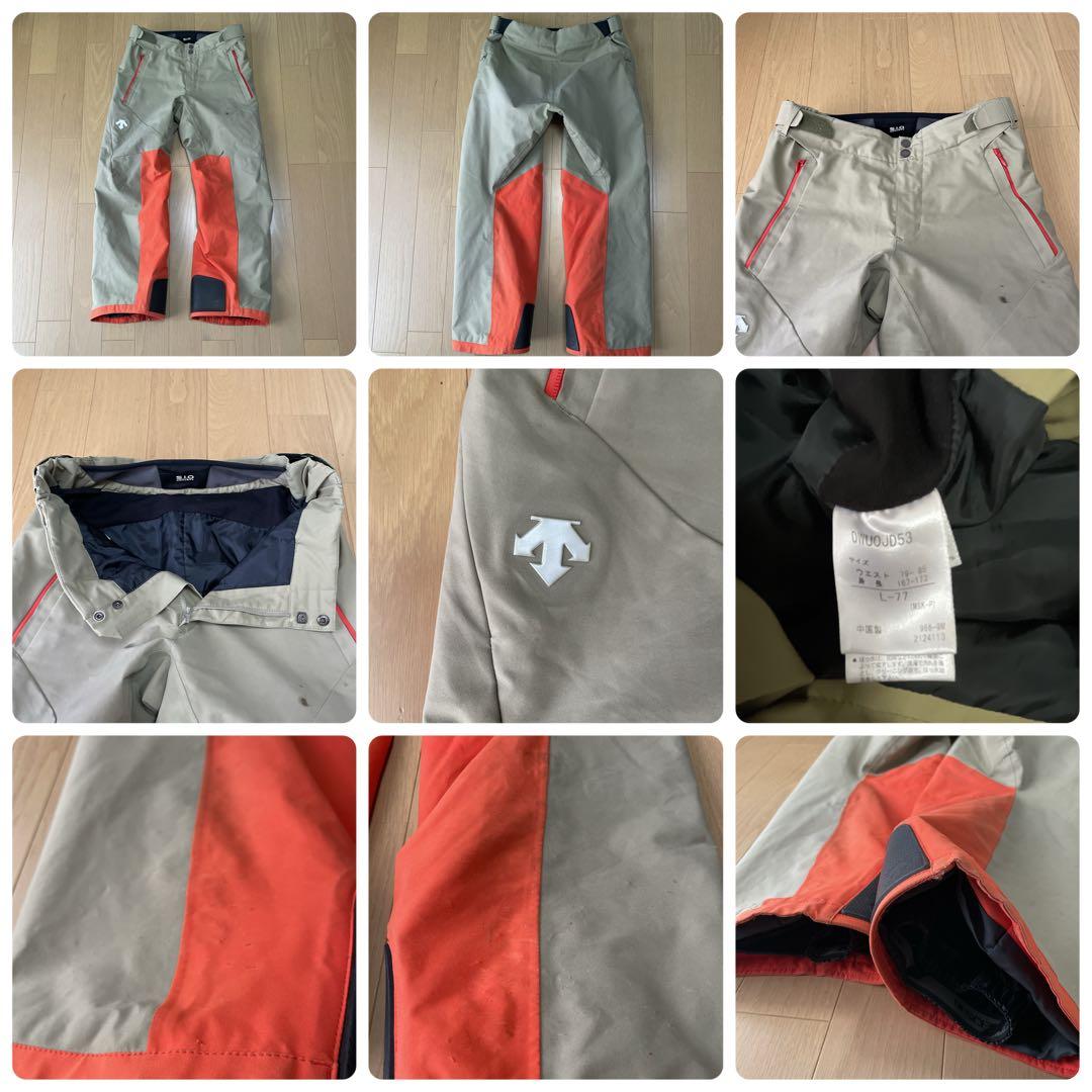 デサント DESCENTE スキーウェア 上下セット デモチーム中古サイズL