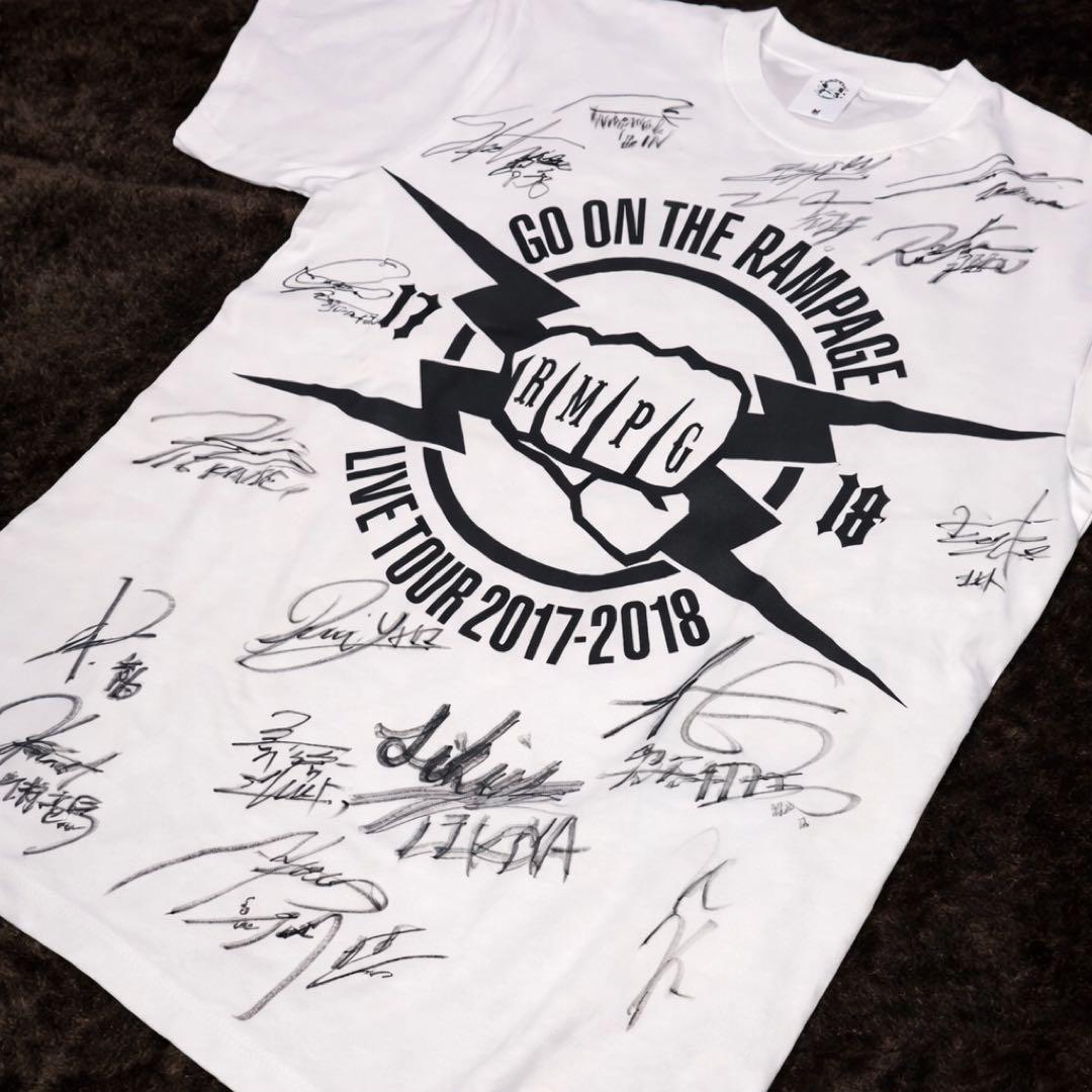 THE RAMPAGE メンバーサイン入りTシャツ - メルカリ