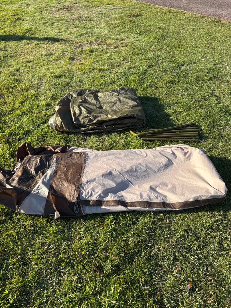 【ロゴス】vポールテント　 インナーマット&シート付き