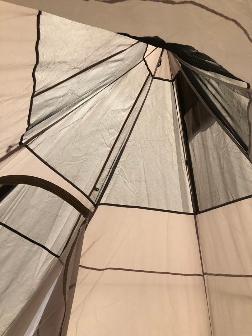 【ロゴス】vポールテント　 インナーマット&シート付き