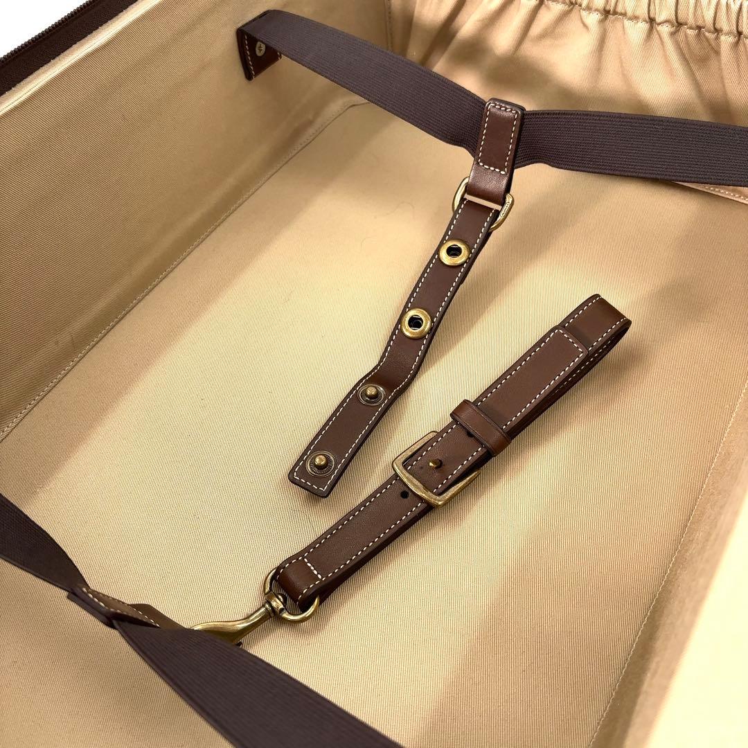 【極美品】COACH コーチ キャリーケース　スーツケース　レザー 　LV南京錠