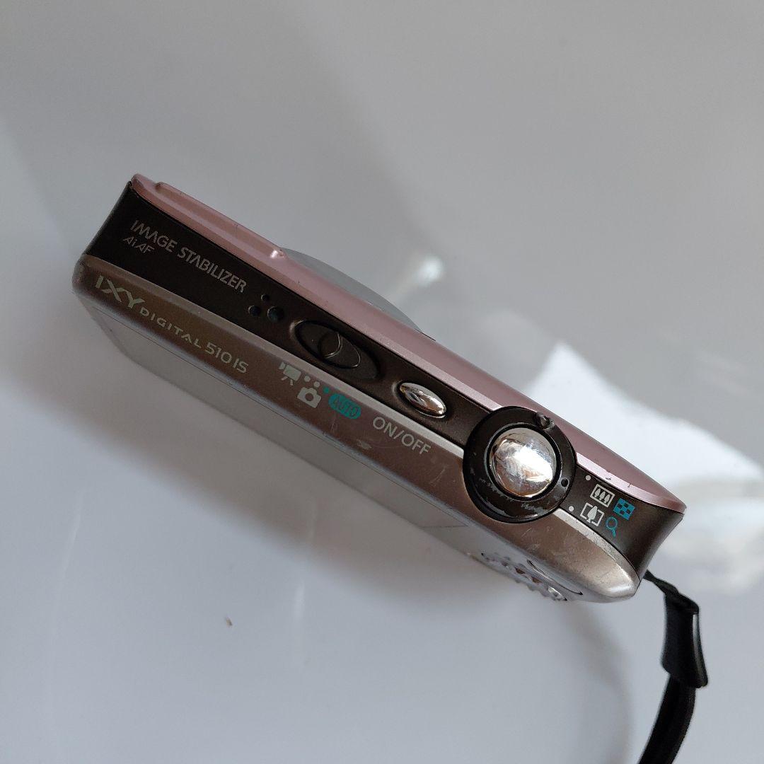 ジャンク】Canon IXY DIGITAL 510 IS デジカメ ピンク