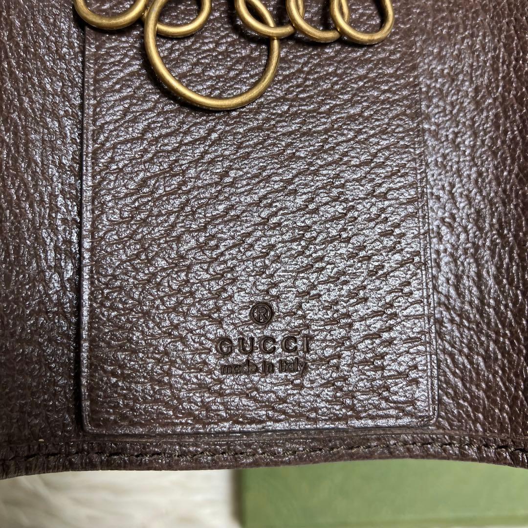 【未使用】 GUCCI キーケース GGマーモント スプリーム 6連