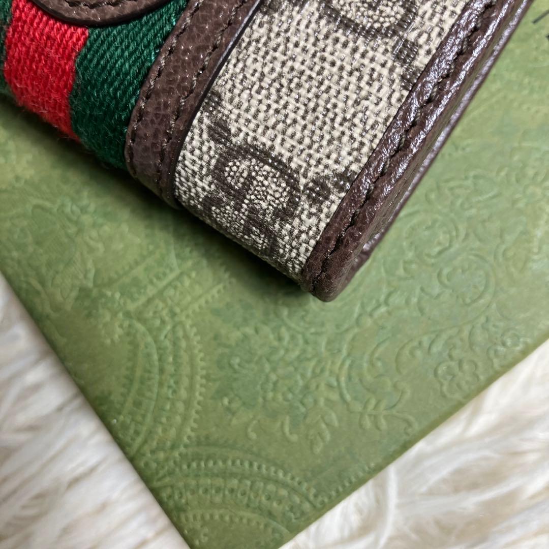 【未使用】 GUCCI キーケース GGマーモント スプリーム 6連