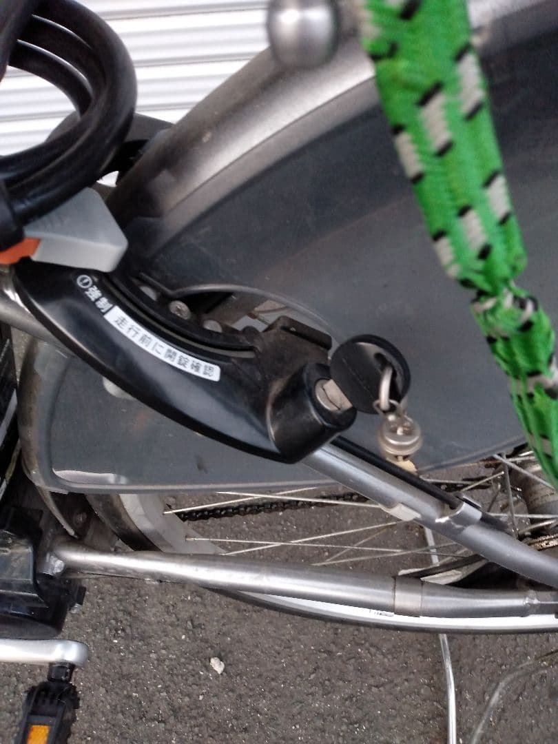 【送料込】ブリヂストン 電動アシスタベーシック自転車 グレー