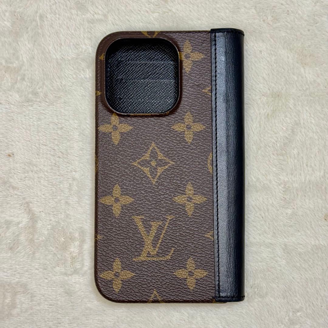 ルイヴィトン　iPhone 15 PRO スマホケース　モノグラム　フォリオ