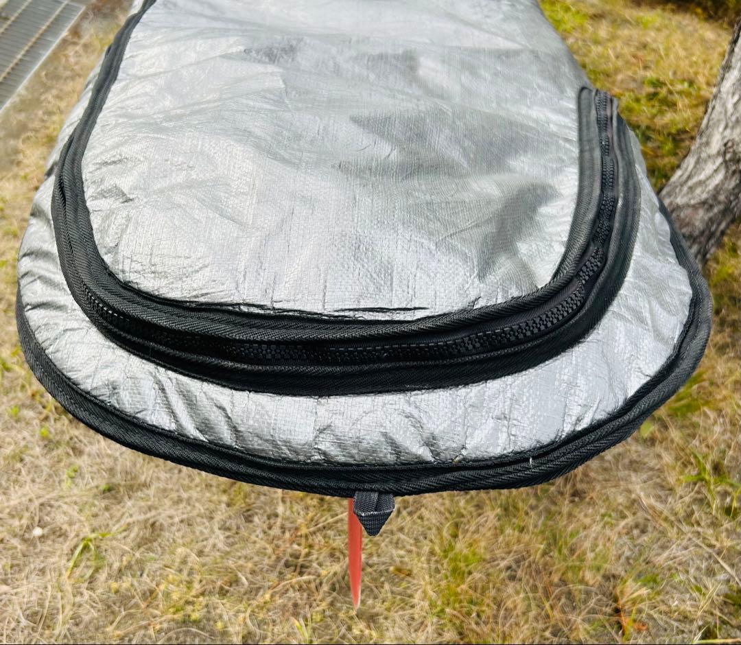 ZACK&KITTY 10ft DAKINEハードカバー&リーシュコードフィン付