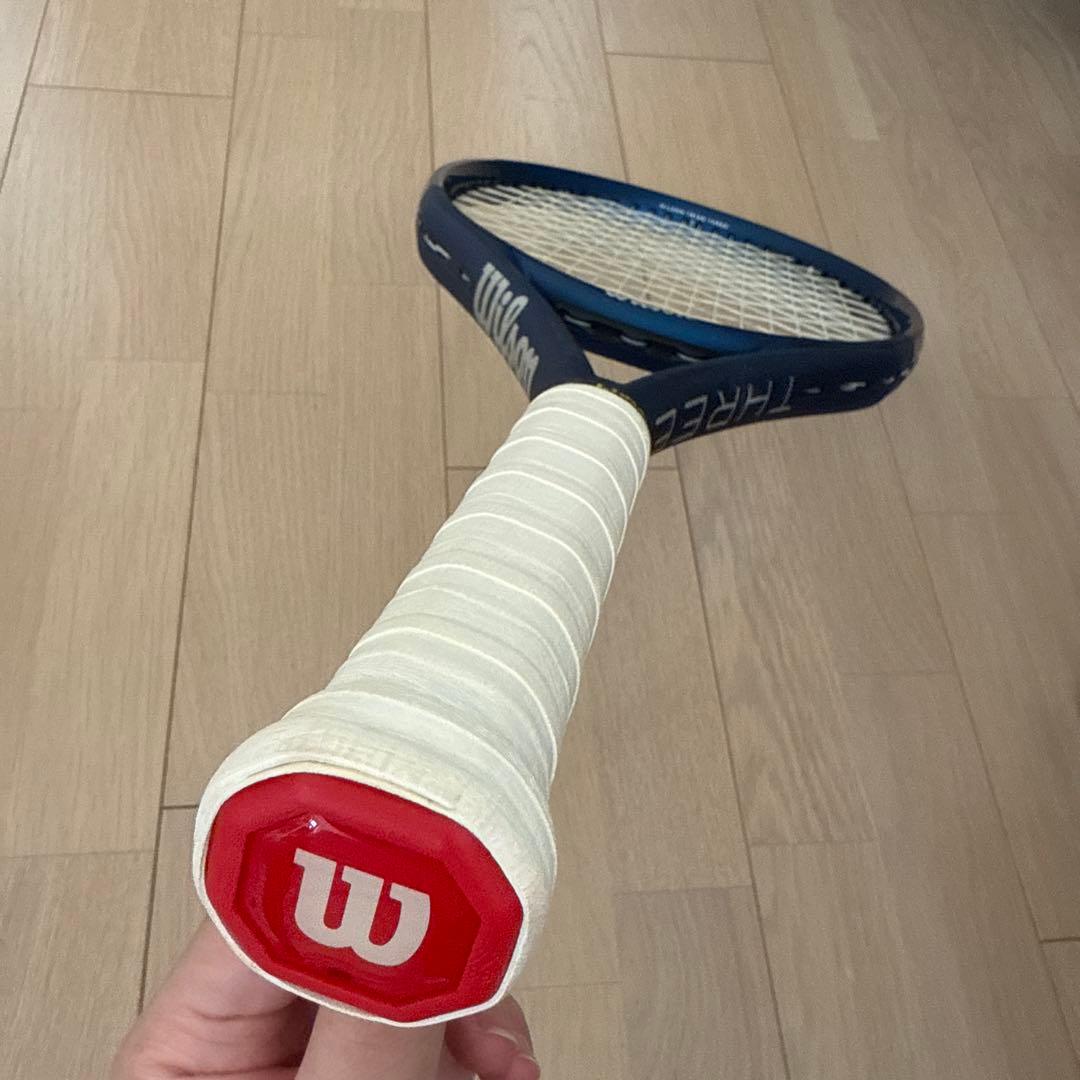 Wilson THREE テニスラケット ネイビー