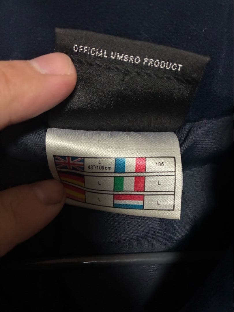 UMBRO アンブロ マンチェスターユナイテッド 中綿ジャケット Lサイズ