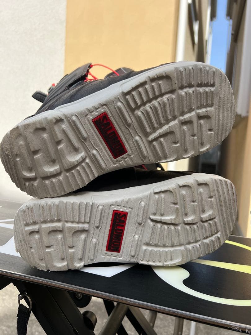 Salomon スノーボードブーツ 26.5センチ　ブラック/レッド