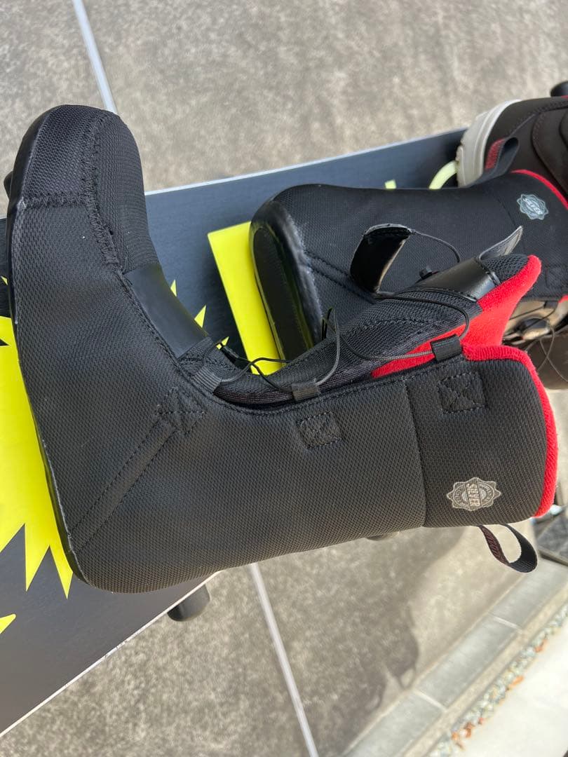 Salomon スノーボードブーツ 26.5センチ　ブラック/レッド