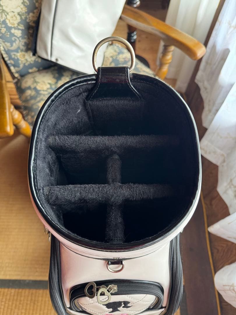 希少ホワイトBarbie ゴルフバッグ・キャディバッグ 送料 無料