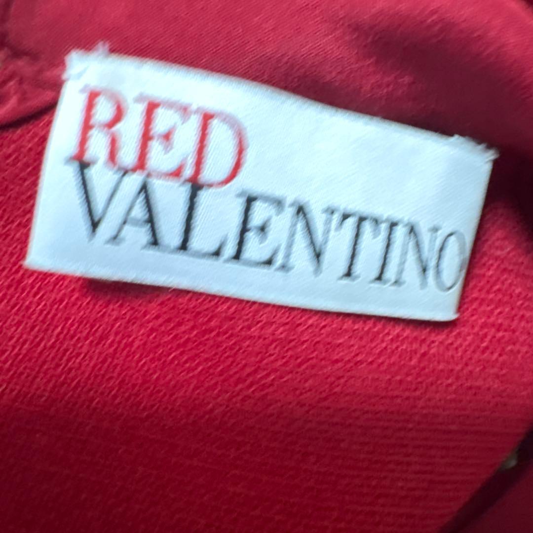 RED VALENTINO ノースリーブワンピース ワインレッド