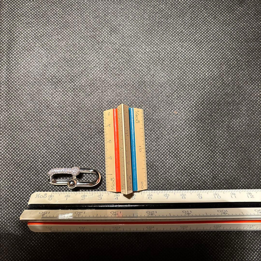 シルバー チェーンブレスレット ピアス