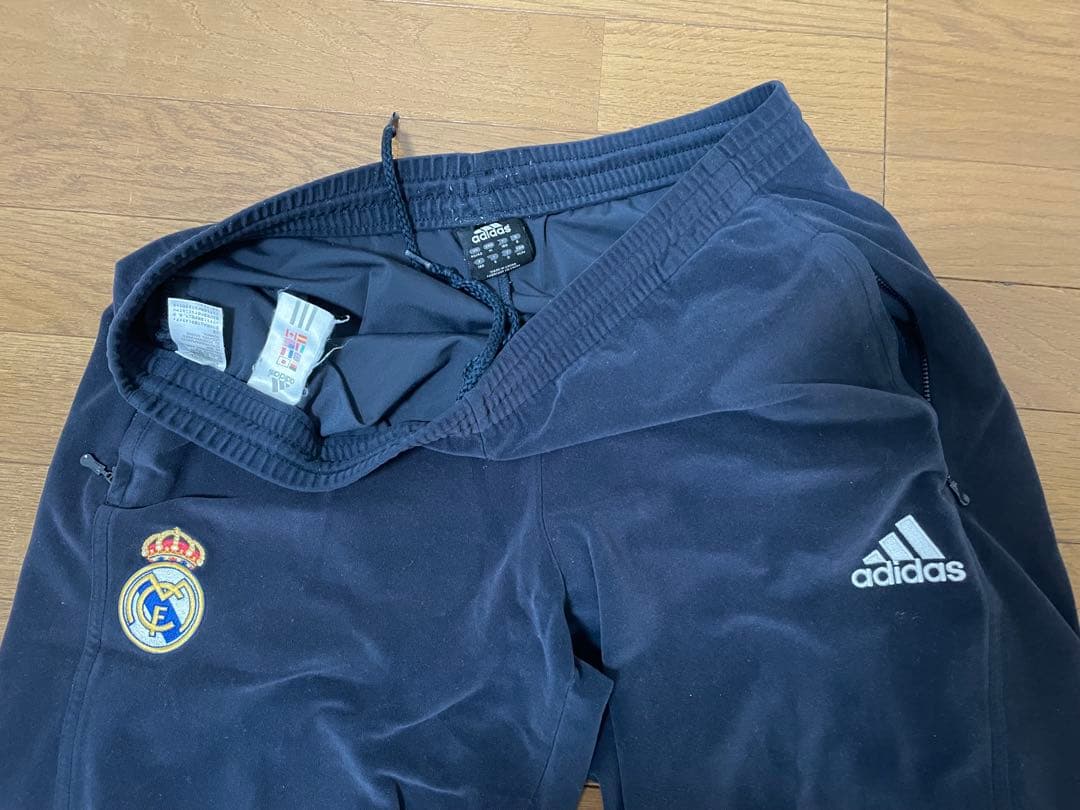 い*り様 adidas レアルマドリード トラックスーツ上下セット Oサイズ