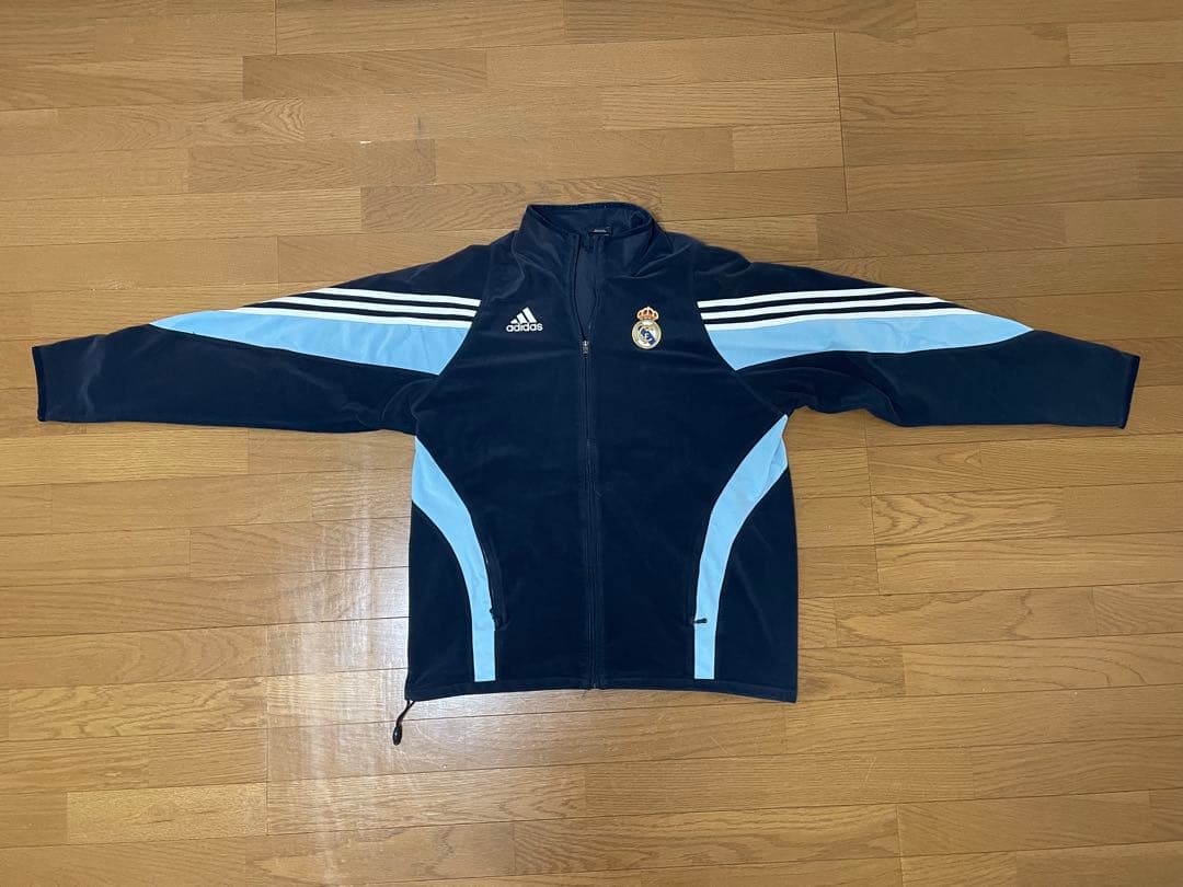 い*り様 adidas レアルマドリード トラックスーツ上下セット Oサイズ