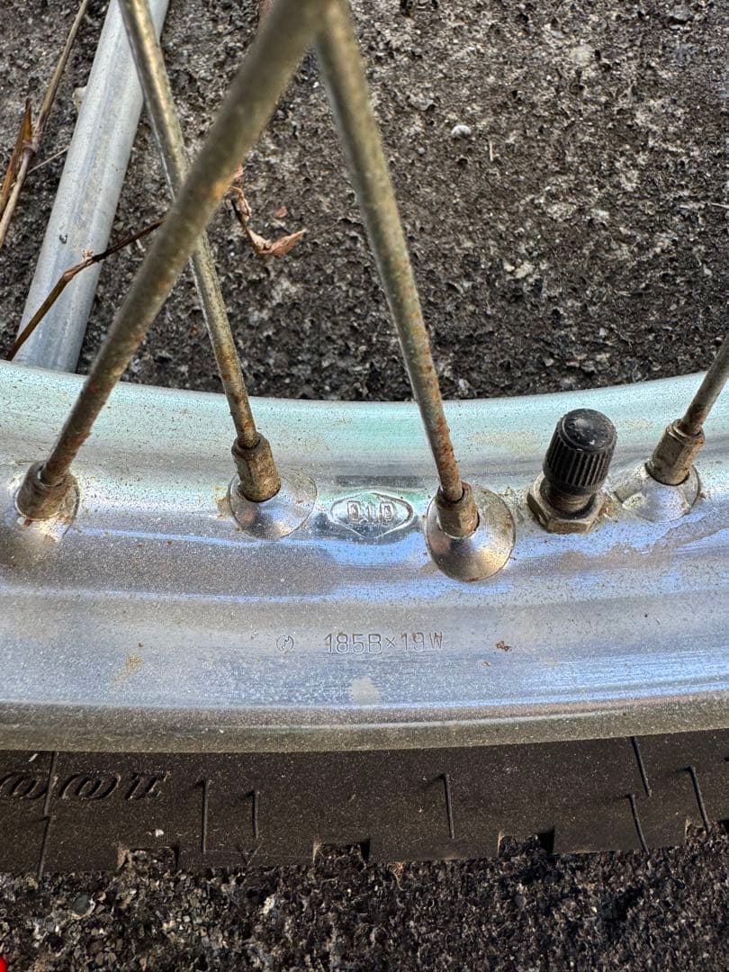 HONDA CB750four CB750k1 純正前後ホイール(タイヤ付き)