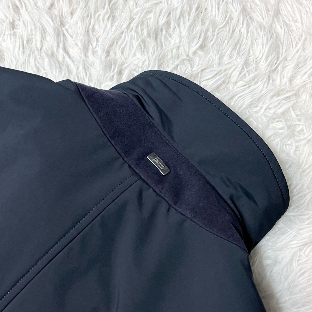 美品 ヘルノ レイヤード チェスターコート HERNOTECH 2way