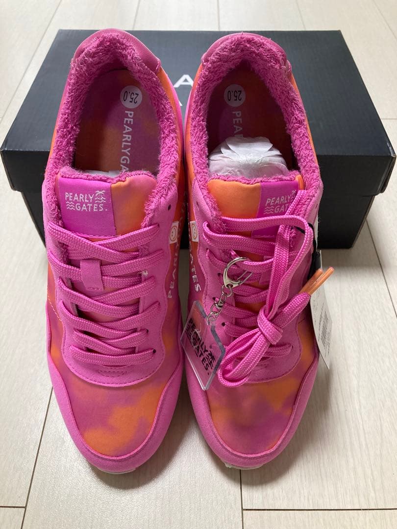 (新品)PEARLY GATES レディース ゴルフ シューズ サイズ25.0