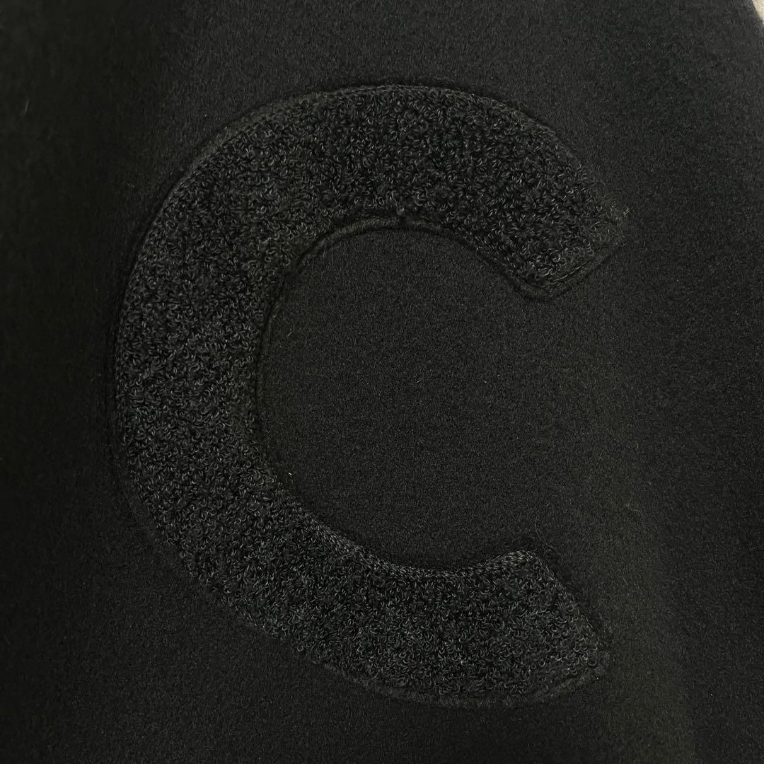 CLANE クラネ　C LOGO STADIUM JACKET 黒　スタジャン