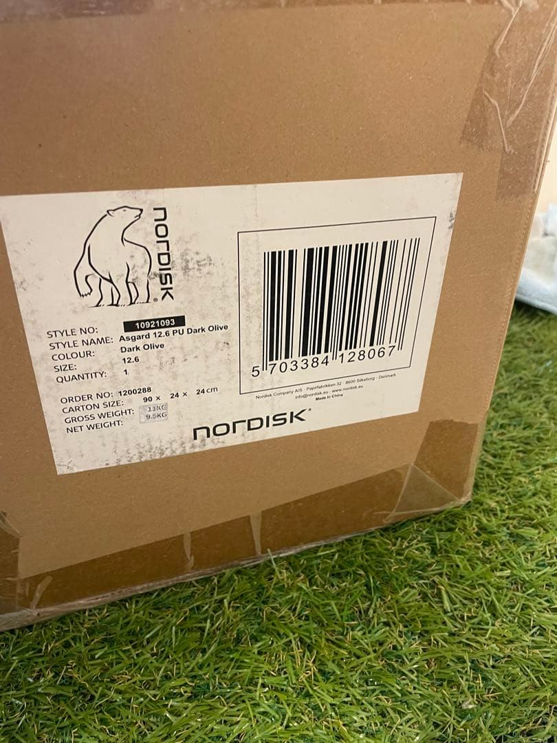 新品　ノルディスク　Asgard 12.6 PU Dark Olive 6人用