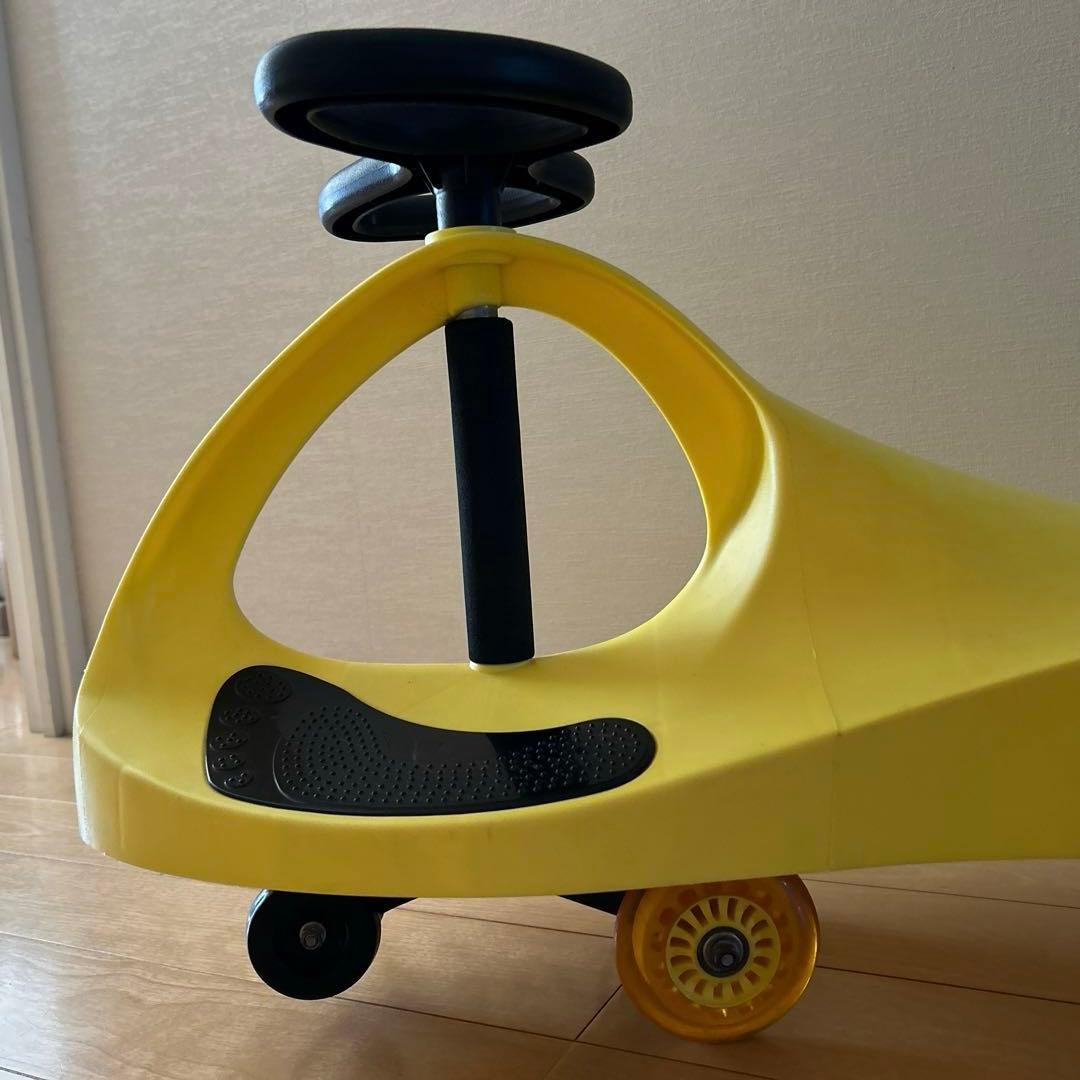 プラズマカー・ラングスジャパン】黄色 ゴムタイヤ 静音 乗り心地抜群