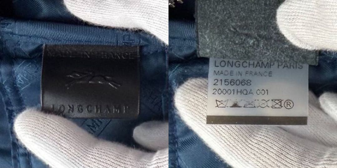 希少♡デカロゴ♡保存袋♡極美品♡Longchamp ロンシャン レザー