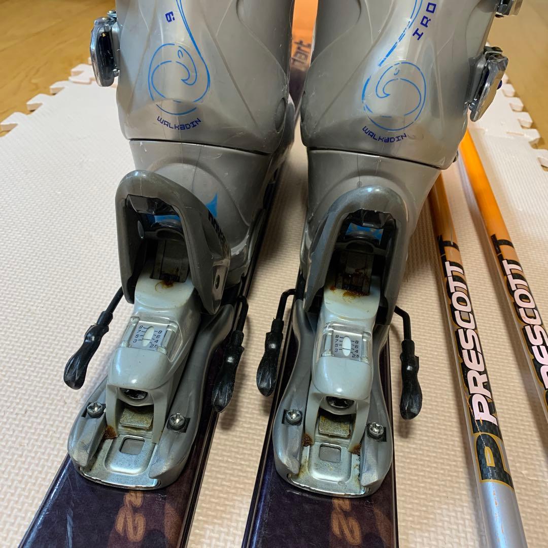hart スキーセット ブーツ ストック 147センチ 23.5センチ