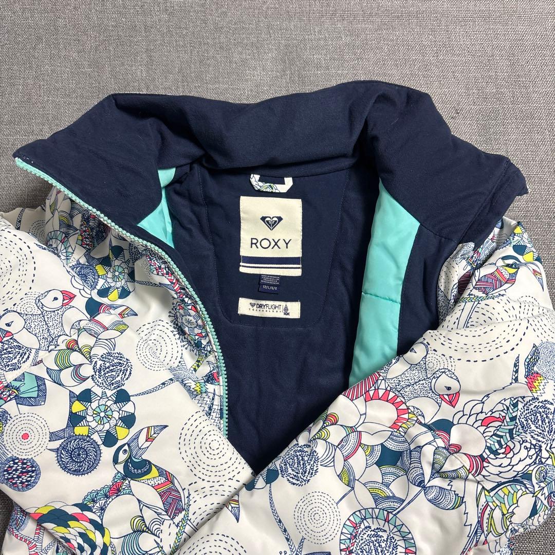 【美品】ROXY スキーウェア ジャケット12/L/G/G 140-150