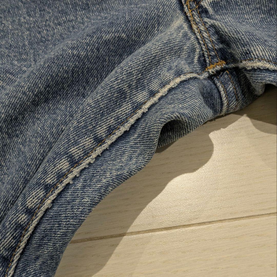 リーバイス501 W40 ハチマル黒カン内股シングル81年製80sアメリカ製