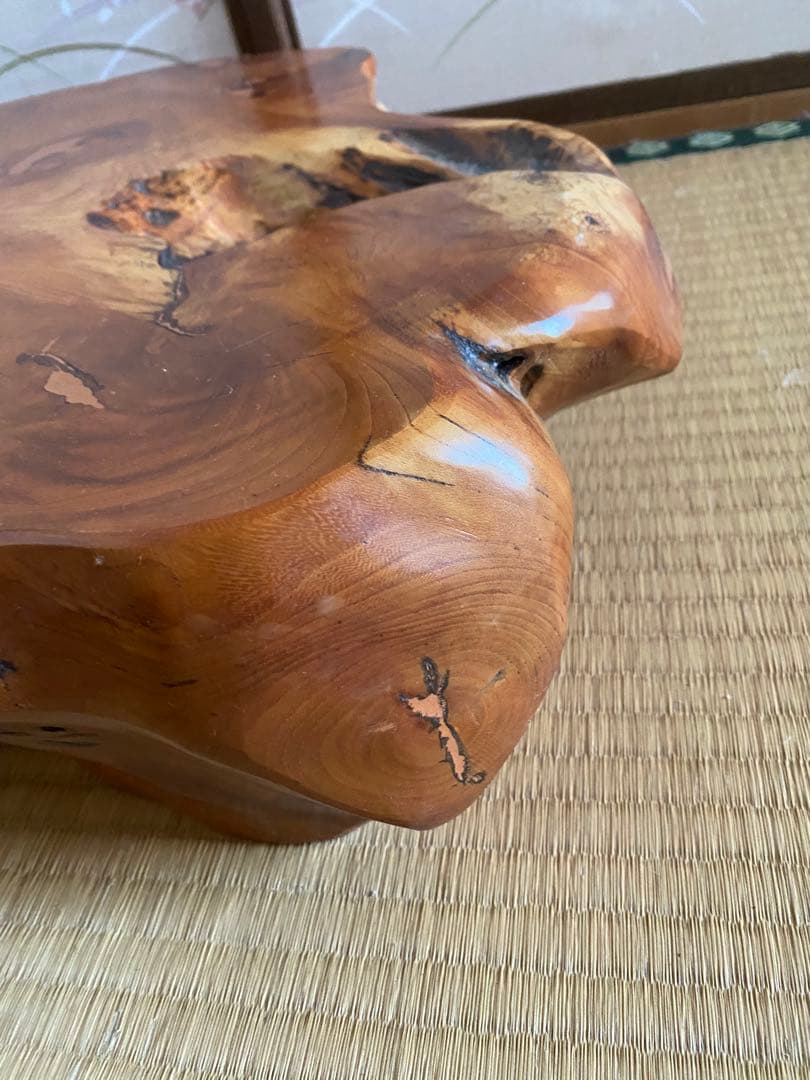 恵比寿と大黒天の木像　七福神　商売繁盛　大漁　財福　骨董　台座付　特大