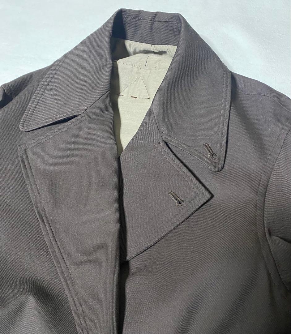 YOKE ヨーク WOOL ウール ブラウン ダブルブレスドオーバーコート