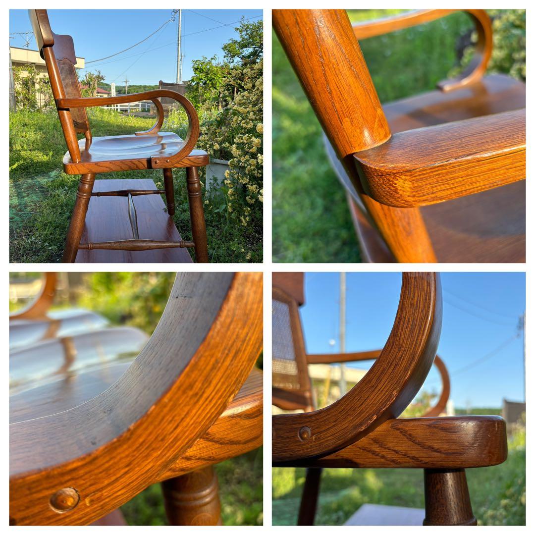 KASHIWA / 柏木工 木製 アームチェア ①ダイニングチェア