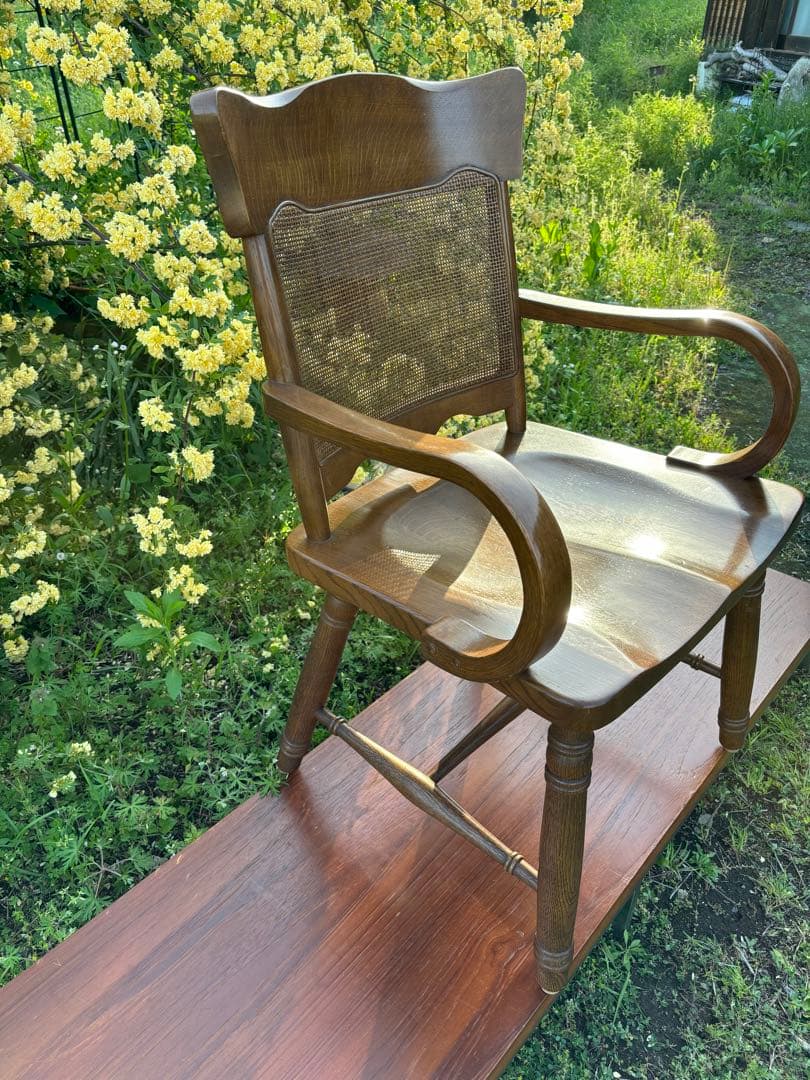 KASHIWA / 柏木工 木製 アームチェア ①ダイニングチェア