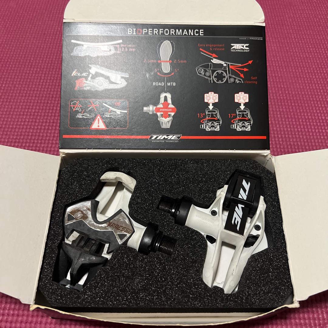 TIME XPRESSO6 ホワイト　ビンディングペダル