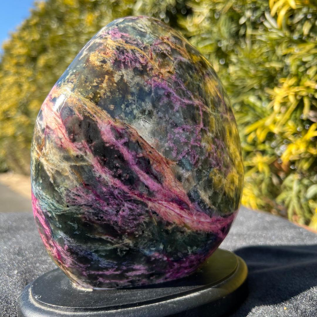 ✳️価値ある逸品☆存在際立つ鮮やか美麗石☆特大 七彩石 台湾七彩石 原石 色彩石