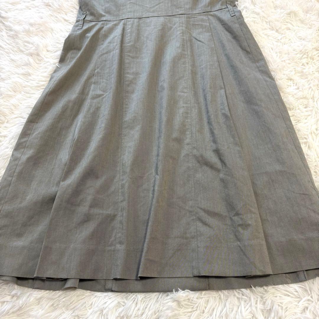ミンチュエン様＊Burberry 美品✨バーバリー グレーノースリーブワンピース